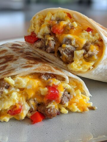 Easy Breakfast Burritos (Make-Ahead)