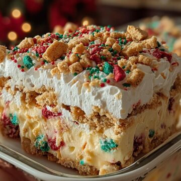 Easy Christmas Cookie Lasagna