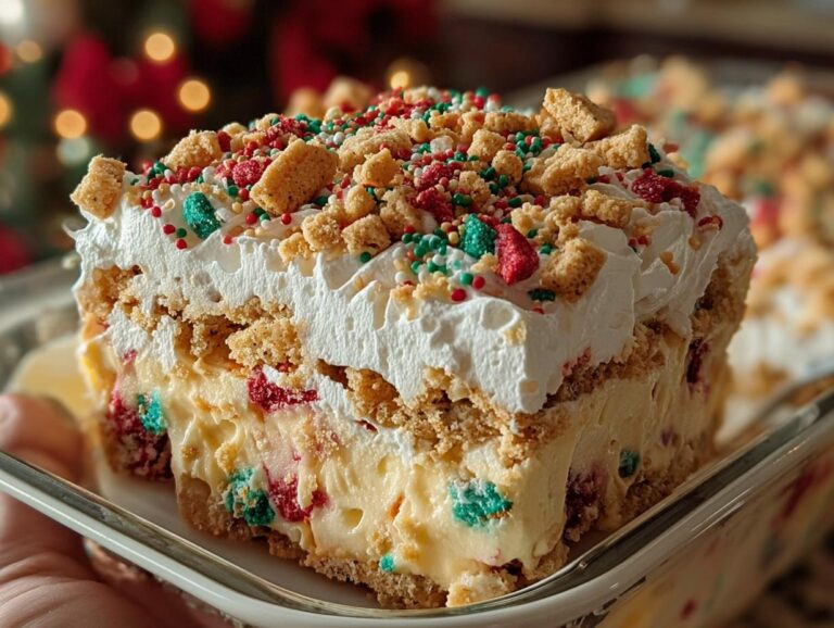 Easy Christmas Cookie Lasagna