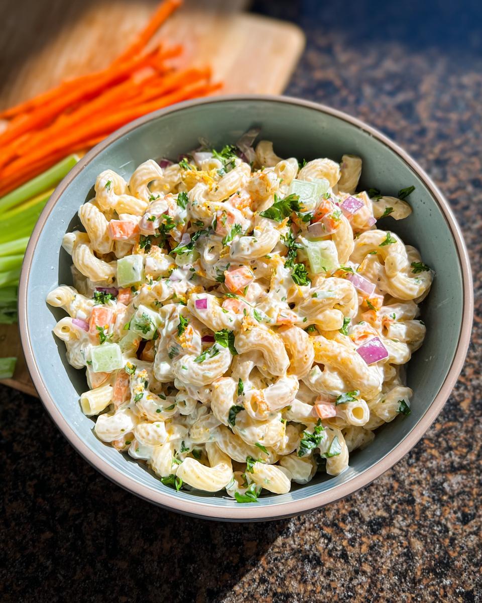Easy Macaroni Pasta Salad - Detail 2