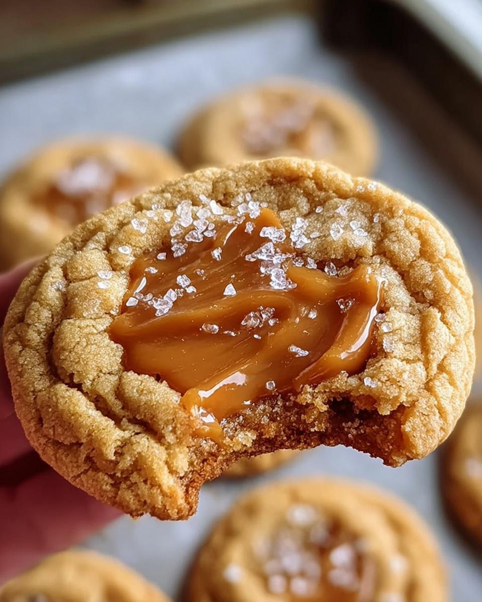 Easy Salted Caramel Cookies - Detail 1