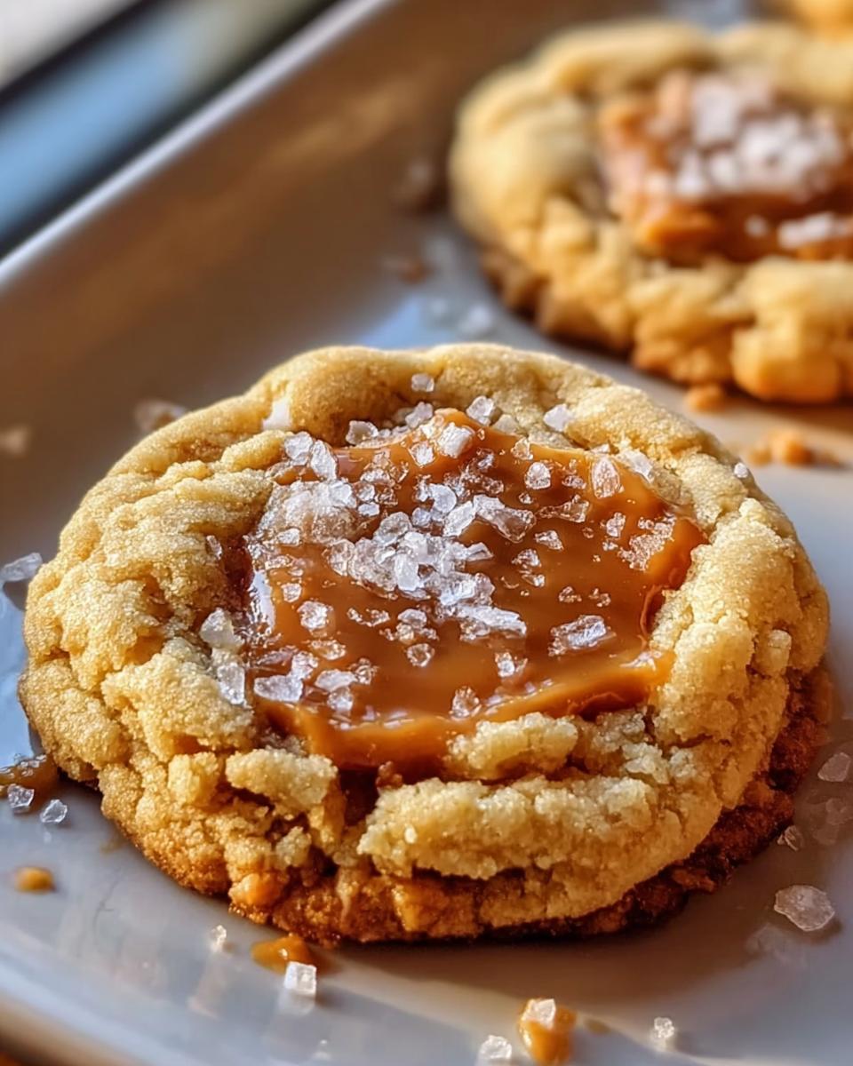 Easy Salted Caramel Cookies - Detail 2
