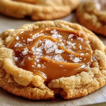 Easy Salted Caramel Cookies
