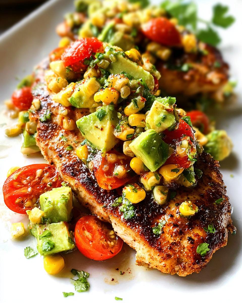 Fiesta Lime Chicken With Avocado Salsa - Detail 1