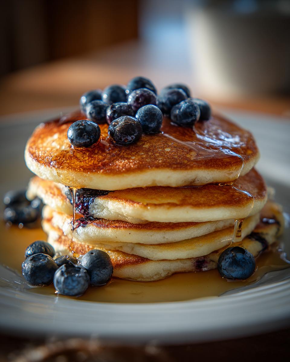 Fluffy Blueberry Pancakes - detail 1