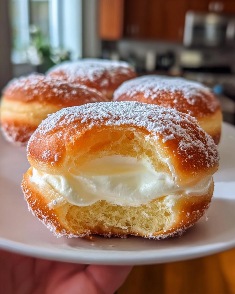 Fluffy Korean Milk Cream Donuts - Detail 1