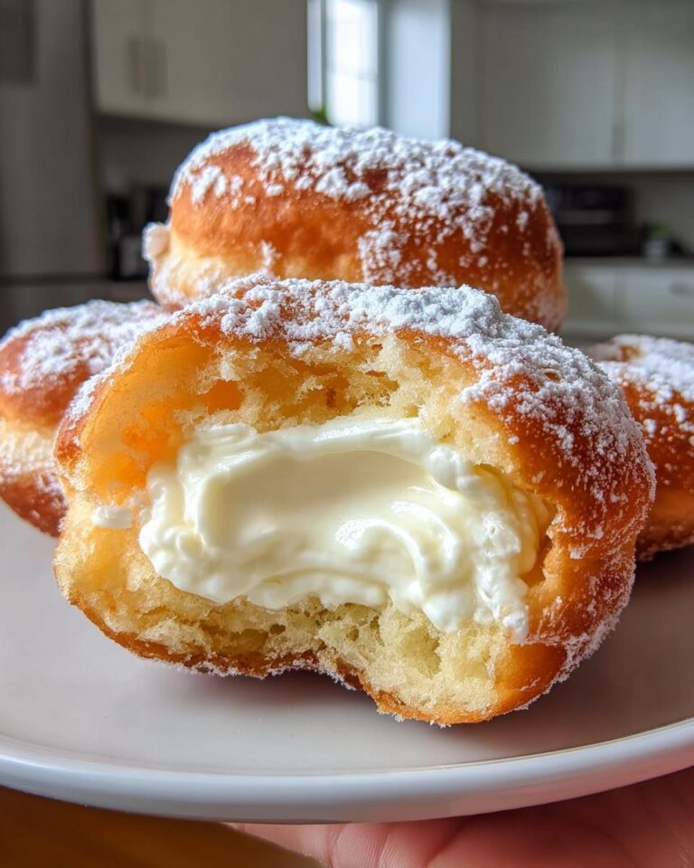 Fluffy Korean Milk Cream Donuts