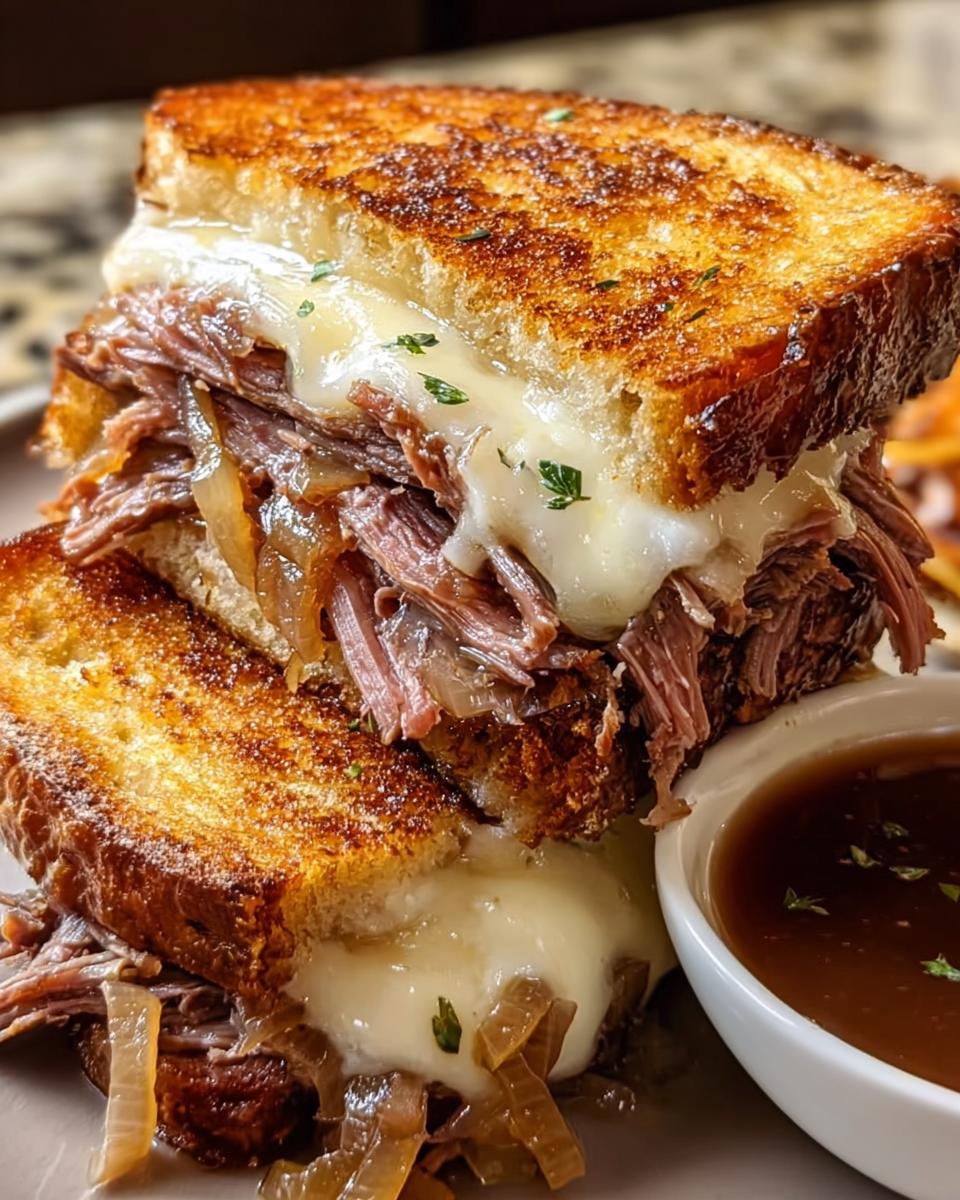 French Dip Grilled Cheese - Detail 1