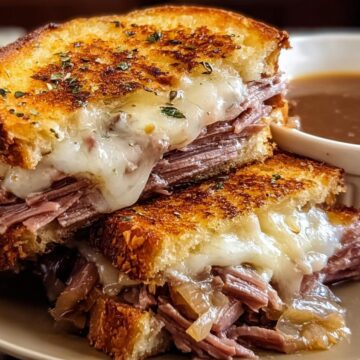 French Dip Grilled Cheese