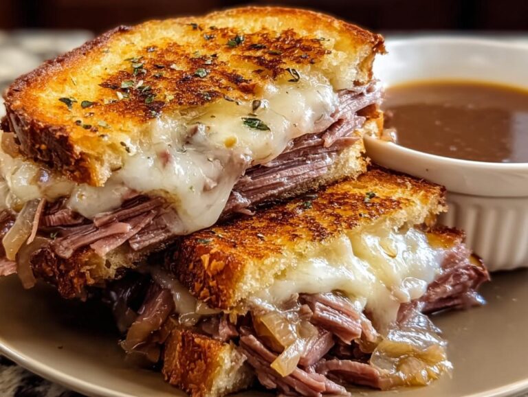 French Dip Grilled Cheese