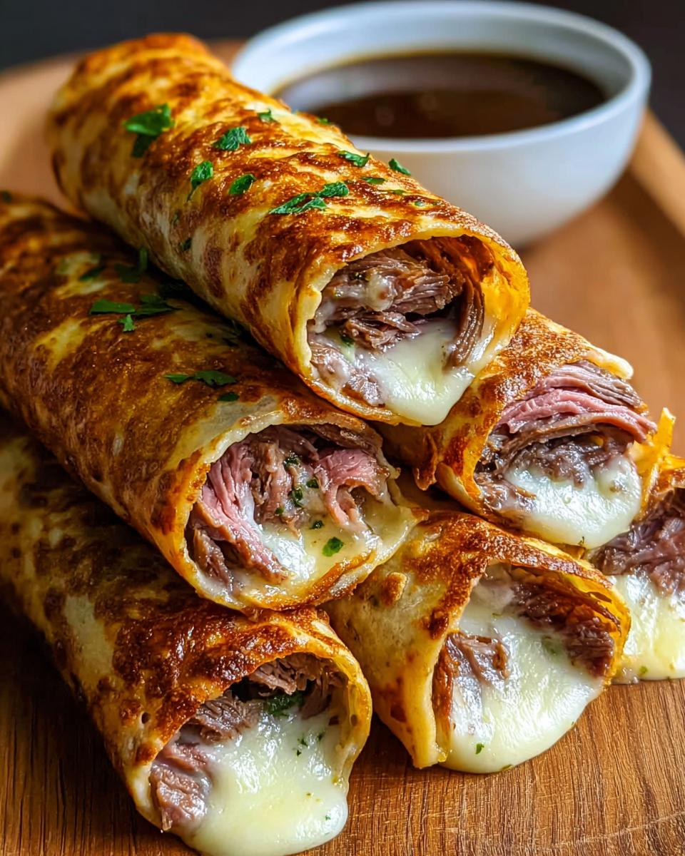 French Dip Tortilla Roll Ups - Detail 1