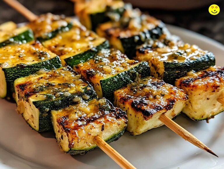 Garlic Butter Zucchini Skewers