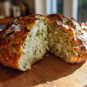 Garlic Herb Dutch Oven Bread
