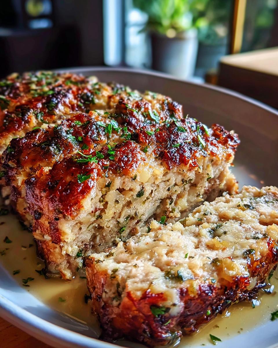 Garlic Parmesan Chicken Meatloaf - Detail 1