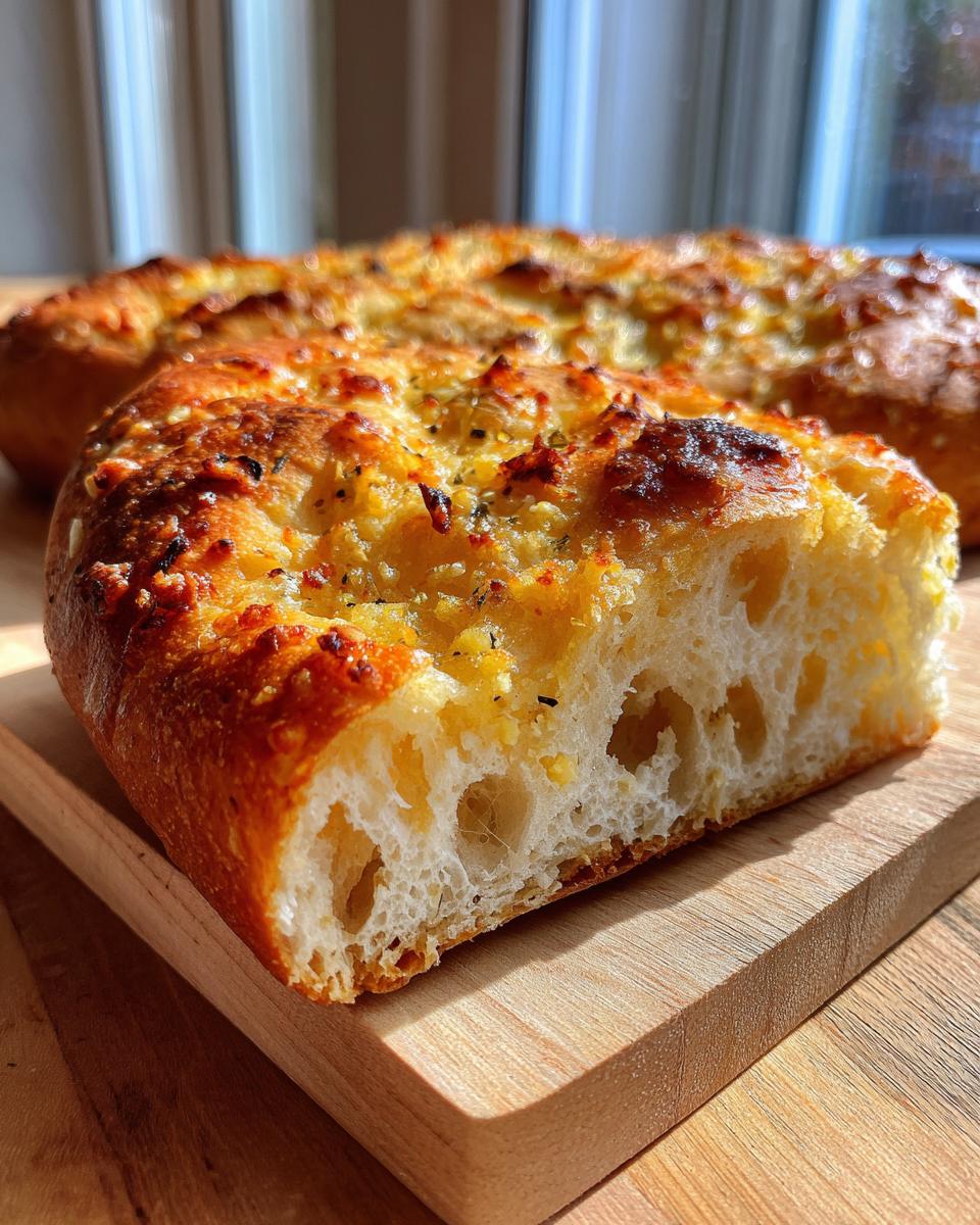 Garlic Parmesan Focaccia Bread - Detail 2