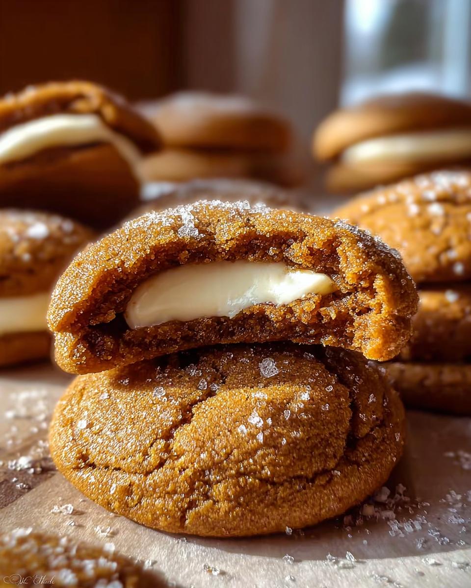 Gingerbread Cheesecake Cookies - Detail 1