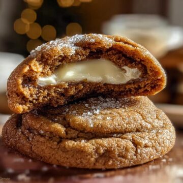 Gingerbread Cheesecake Cookies