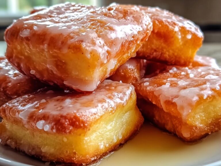 Glazed Buttermilk Beignet Squares