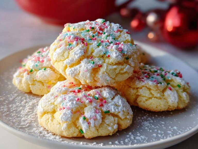 Gooey Christmas Butter Cookies