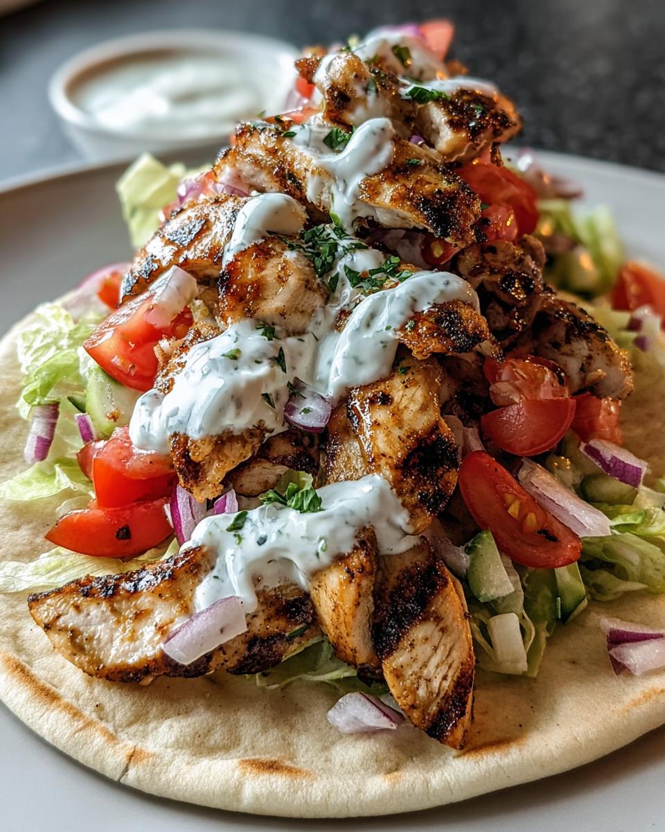 Greek Chicken Gyros - Detail 1