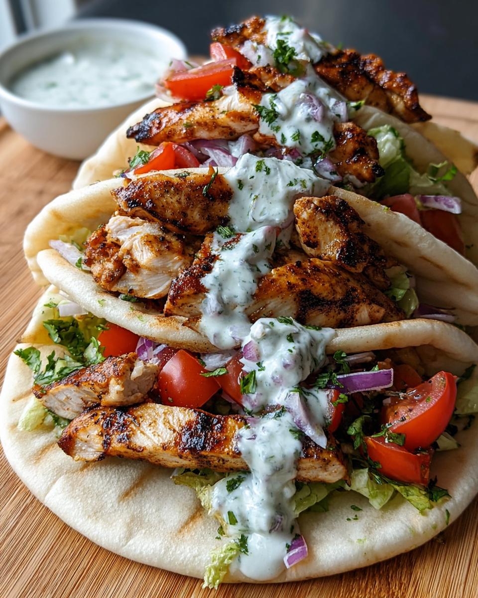 Greek Chicken Gyros - Detail 2