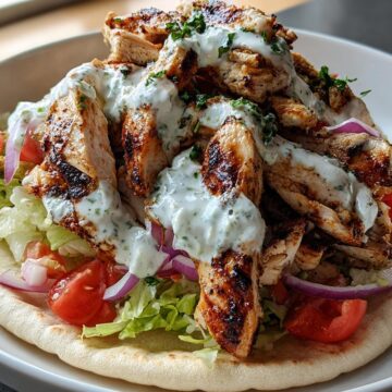 Greek Chicken Gyros