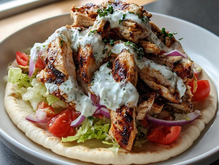 Greek Chicken Gyros