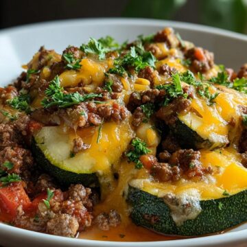 Ground Beef And Zucchini Skillet Casserole
