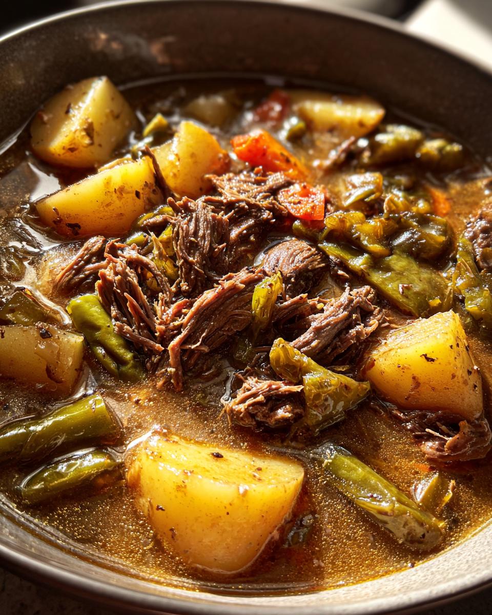 Hearty Beef With Green Chile & Potatoes - Detail 1