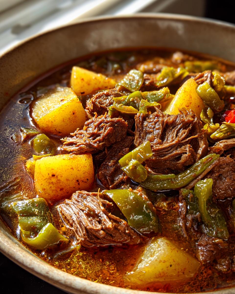 Hearty Beef With Green Chile & Potatoes - Detail 2