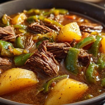 Hearty Beef With Green Chile &Amp; Potatoes