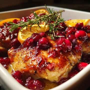 Holiday Cranberry Chicken Bake
