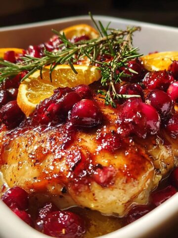 Holiday Cranberry Chicken Bake