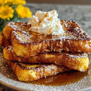 Holiday Eggnog French Toast
