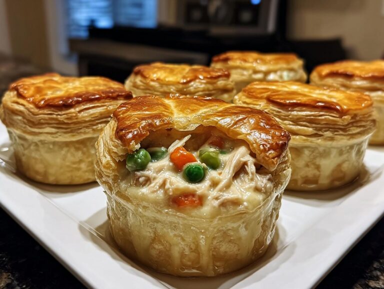 Homemade Mini Chicken Pot Pies