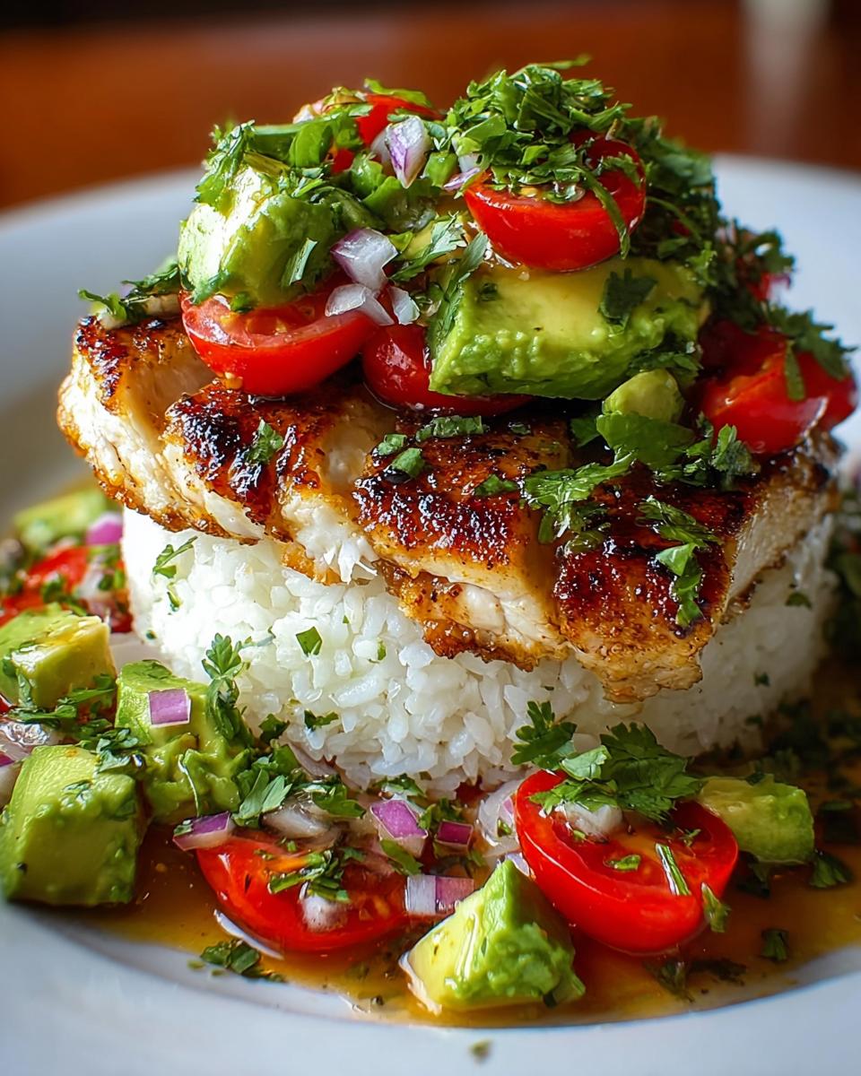Honey Lime Chicken &Amp; Avocado Rice Stack - Detail 2