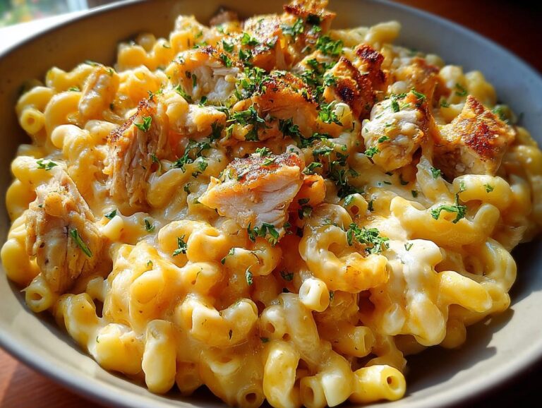Honey Pepper Chicken Mac And Cheese