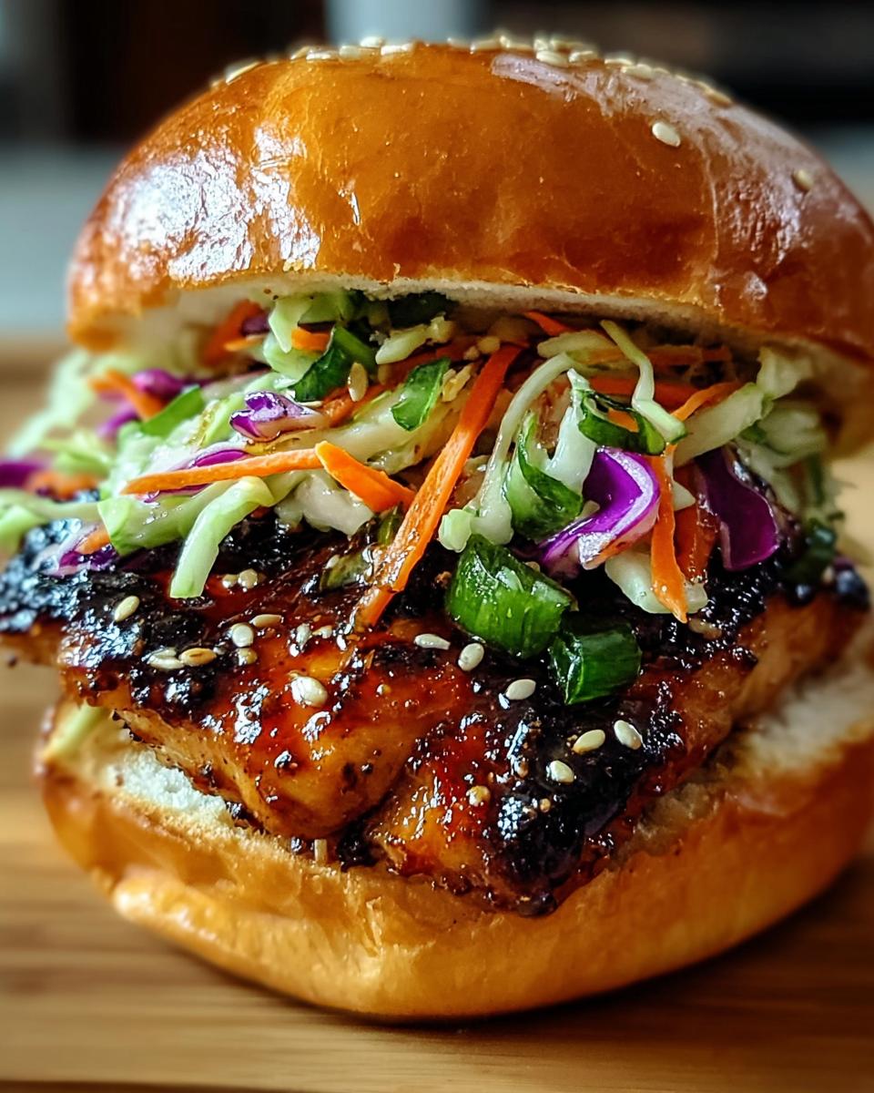 Korean Bbq Chicken Sandwich - Detail 1