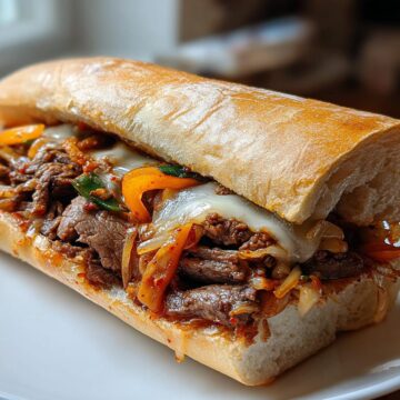 Korean-Inspired Kimchi Bulgogi Cheesesteak