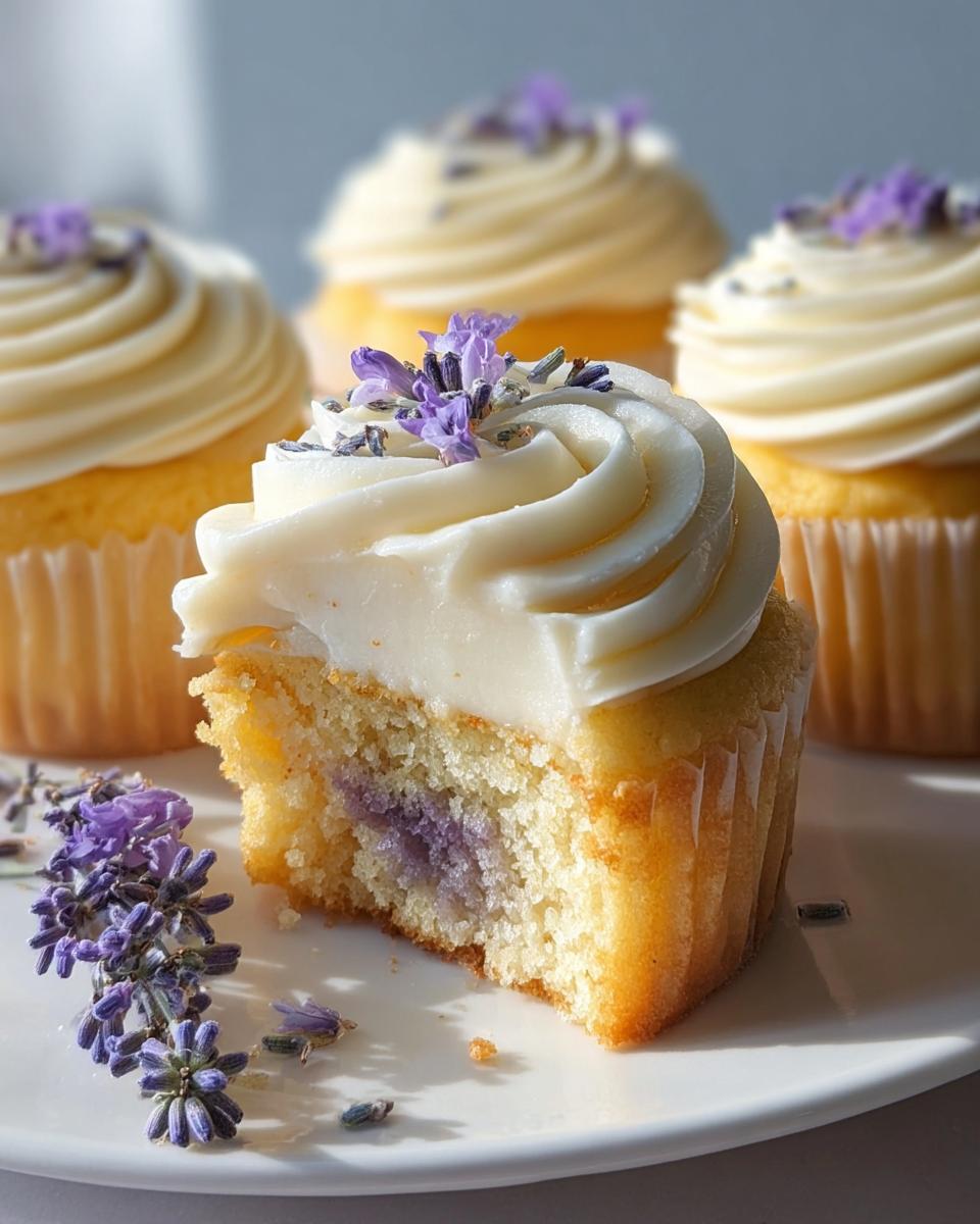 Lavender Honey Cupcakes - Detail 1