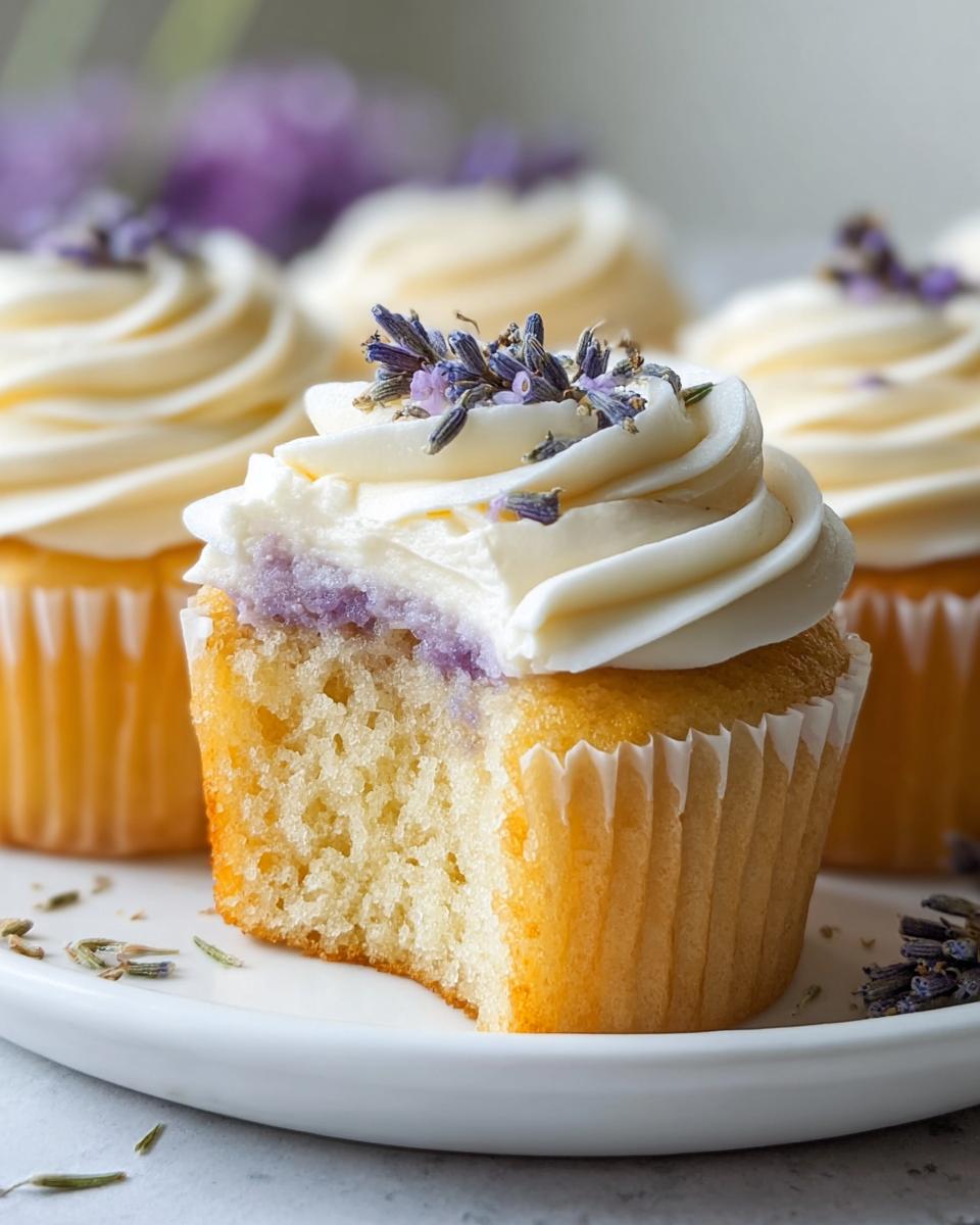 Lavender Honey Cupcakes - Detail 2
