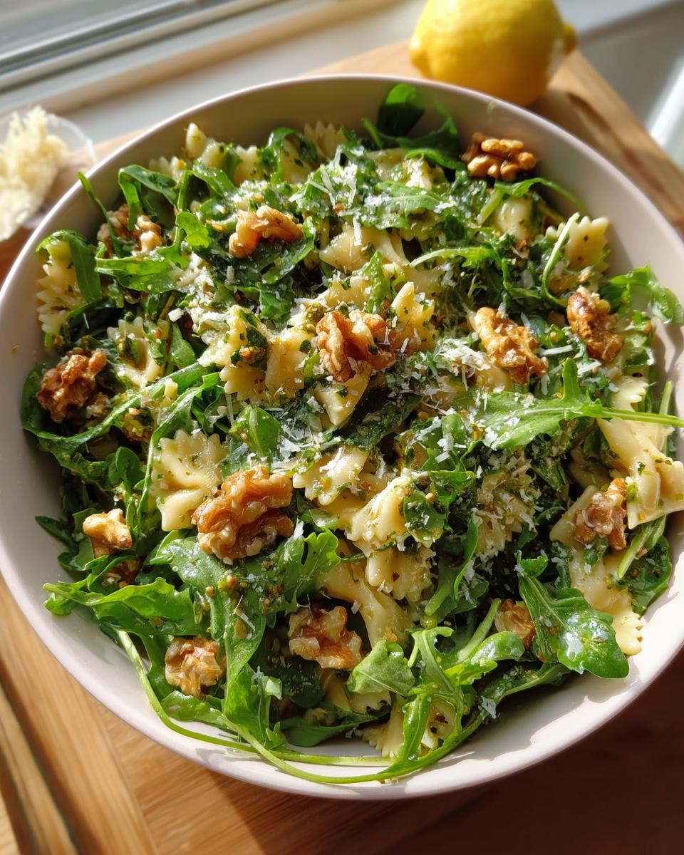 Lemon Arugula Pasta Salad - Detail 1