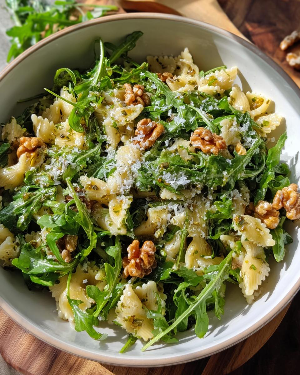 Lemon Arugula Pasta Salad - Detail 2