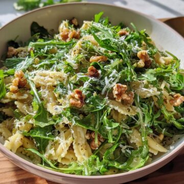 Lemon Arugula Pasta Salad