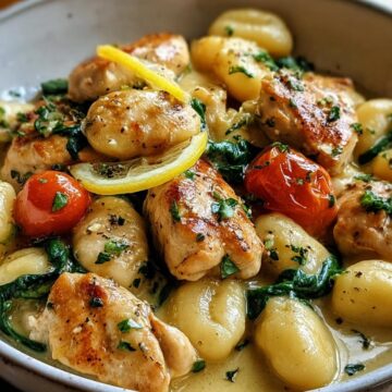 Lemon Chicken Gnocchi