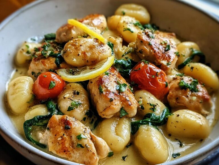 Lemon Chicken Gnocchi