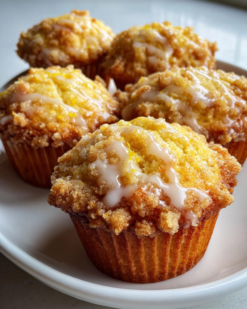 Lemon Crumb Muffins - Detail 1