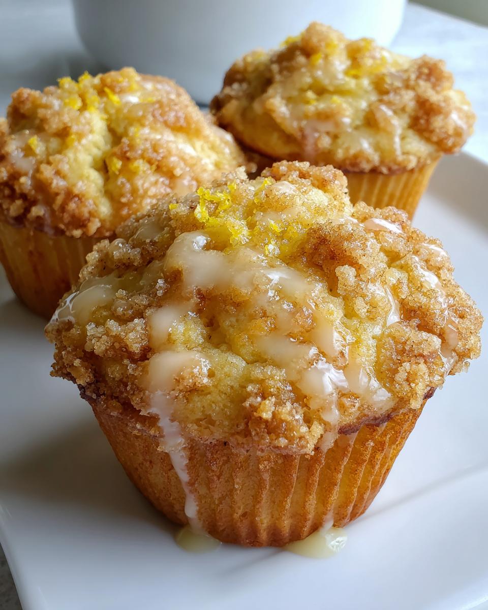 Lemon Crumb Muffins - Detail 2