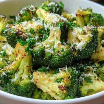 Lemon Garlic Roasted Broccoli