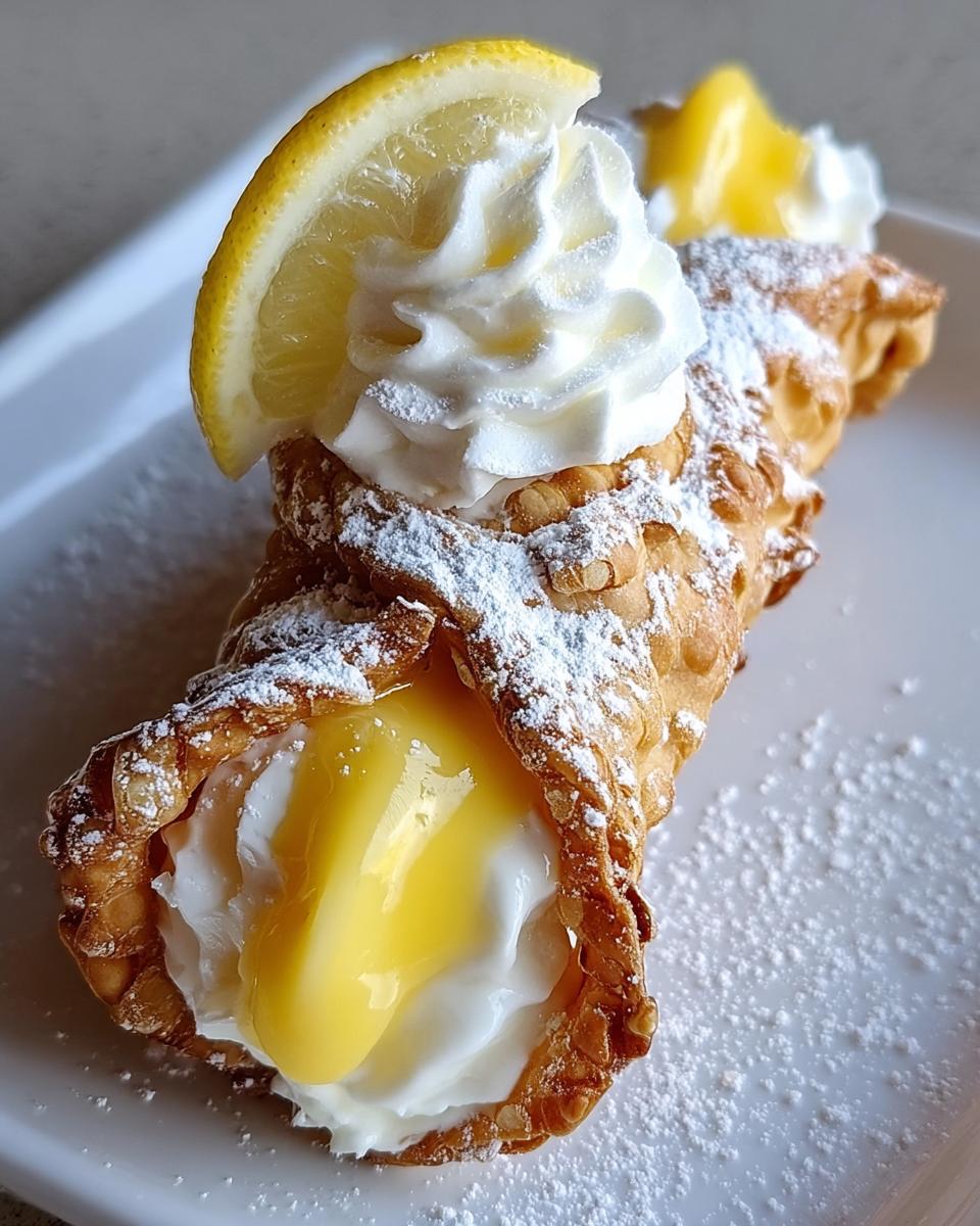 Lemon Meringue Pie Cannoli - Detail 2